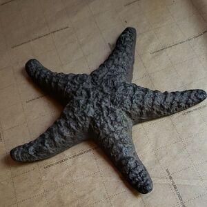Cast Iron Starfish Sculpture 7in